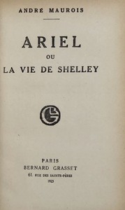 Cover of Ariel: ou, La vie de Shelley