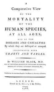 Cover of A Comparative View of the Mortality of the Human Species, at All Ages And of the Diseases and Casualties by Which They Are Destroyed or Annoyed. Illustrated With Charts and Tables