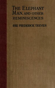 Cover of The Elephant Man and Other Reminiscences