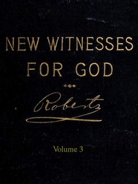 Cover of New Witnesses for God (Volume 3 of 3)