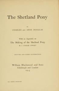 Cover of The Shetland Pony