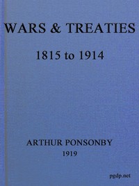 Cover of Wars & Treaties, 1815 to 1914