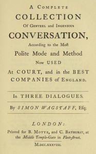 Cover of Polite Conversation in Three Dialogues