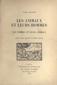 Cover of Les animaux et leurs hommes: Les hommes et leurs animaux