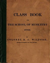 Cover of Class Book for the School of Musketry, Hythe Prepared for the Use of Officers