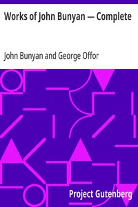 Cover of Works of John Bunyan — Complete