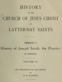 Cover of History of the Church of Jesus Christ of Latter-day Saints, Volume 6