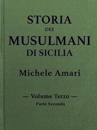 Cover of Storia dei musulmani di Sicilia, vol. III, parte II