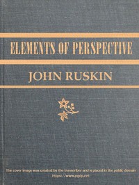 Cover of The Elements of Perspective arranged for the use of schools and intended to be read in connection with the first three books of Euclid