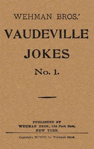 Cover of Wehman Bros.' Vaudeville Jokes No. 1.