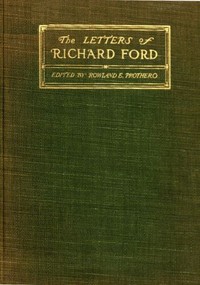 Cover of The letters of Richard Ford, 1797-1858