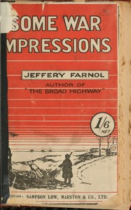 Cover of Some War Impressions
