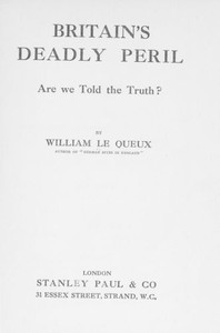 Cover of Britain's Deadly Peril: Are We Told the Truth?