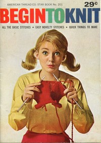 Cover of Begin to Knit All the Basic Stitches; Easy Novelty Stitches; Quick Things to Make