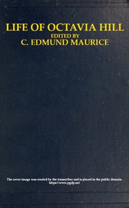 Cover of Life of Octavia Hill as Told in Her Letters