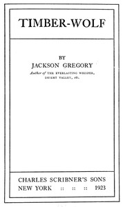 Cover of Timber-Wolf