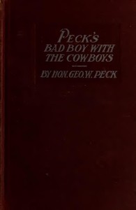 Cover of Peck's Bad Boy with the Cowboys