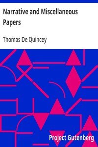Cover of Narrative and Miscellaneous Papers