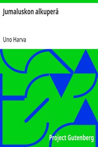 Cover of Jumaluskon alkuperä