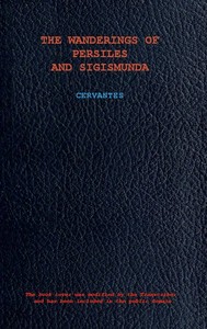 Cover of The Wanderings of Persiles and Sigismunda: A Northern Story