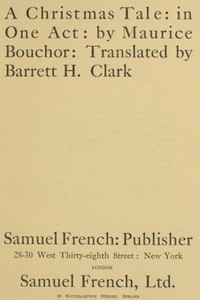 Cover of A Christmas Tale: in One Act
