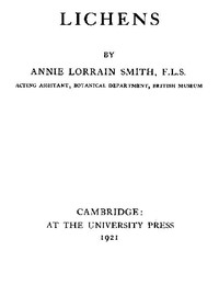 Cover of Lichens
