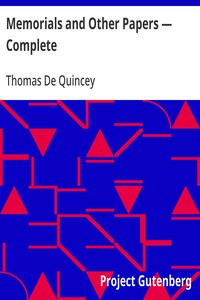 Cover of Memorials and Other Papers — Complete