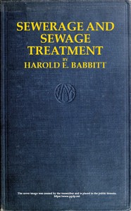 Cover of Sewerage and Sewage Treatment