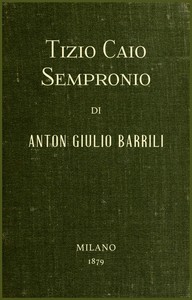 Cover of Tizio Caio Sempronio: Storia mezzo romana