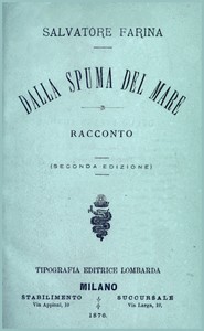 Cover of Dalla spuma del mare