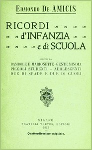 Cover of Ricordi d'infanzia e di scuola seguìti da Bambole e marionette, Gente minima, Piccoli studenti, Adolescenti, Due di spade e due di cuori