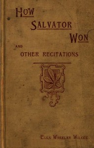 Cover of How Salvator Won, and Other Recitations