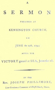 Cover of A Sermon Preached at Kensington Church, on June the 29th, 1794 After the Victory Gained at Sea, June the 1st