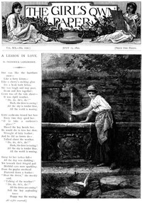 Cover of The Girl's Own Paper, Vol. XX, No. 1020, July 15, 1899