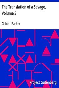 Cover of The Translation of a Savage, Volume 3