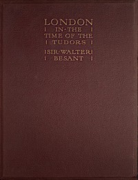 Cover of London in the Time of the Tudors