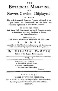 Cover of The Botanical Magazine, Vol. 10 Or, Flower-Garden Displayed