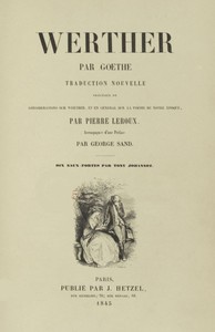 Cover of Werther