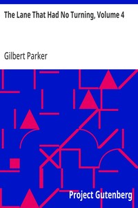 Cover of The Lane That Had No Turning, Volume 4