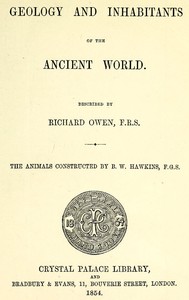 Cover of Geology and Inhabitants of the Ancient World