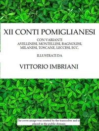 Cover of XII conti pomiglianesi con varianti avellinesi, montellesi, bagnolesi, milanesi, toscane, ecc.