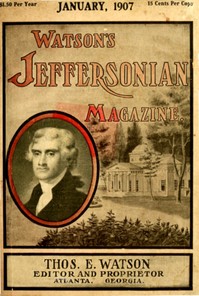 Cover of Watson's Jeffersonian Magazine, January, 1907