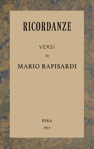 Cover of Ricordanze