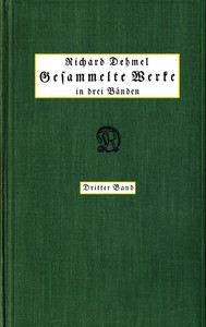 Cover of Gesammelte Werke in drei Bänden (3/3)