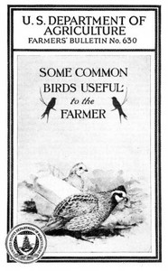 Cover of Some Common Birds Useful to the Farmer (1926 edition)