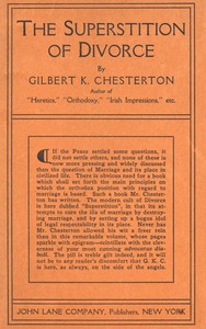 Cover of The Superstition of Divorce