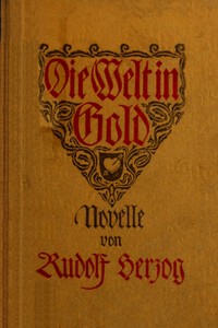 Cover of Die Welt in Gold: Novelle