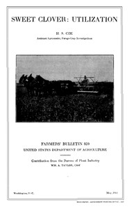 Cover of Sweet Clover: Utilization