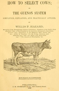 Cover of How to Select Cows or, The Guenon system simplified, explained, and practically applied
