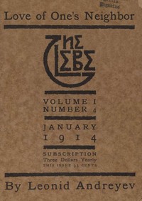 Cover of The Glebe 1914/01 (Vol. 1, No. 4): Love of One's Neighbor